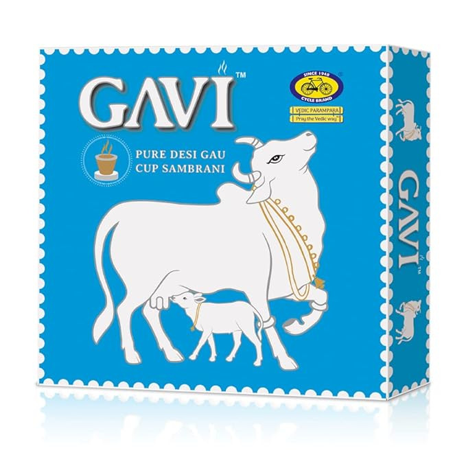 Cycle Pure Gavi Cow Dung Sambrani Dhoop Cups